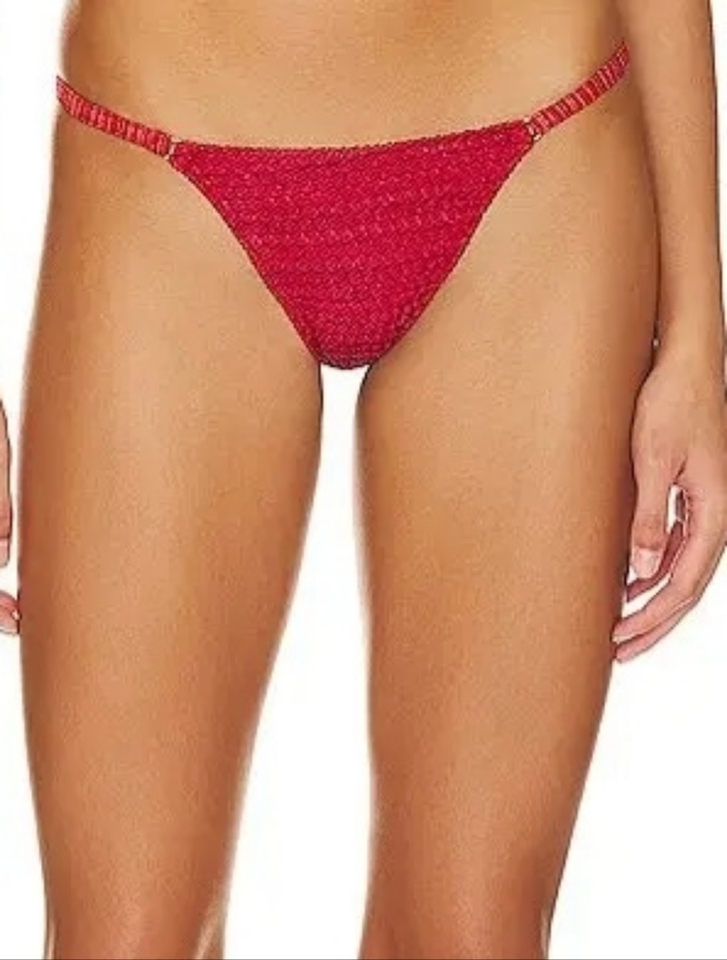 Vix Paula Hermanny Solid Rafa Cheeky Bikini Bottom Size S